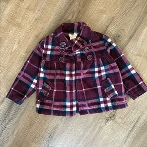 🍃3/$30 Plaid Toddler Girl Button-up Jacket